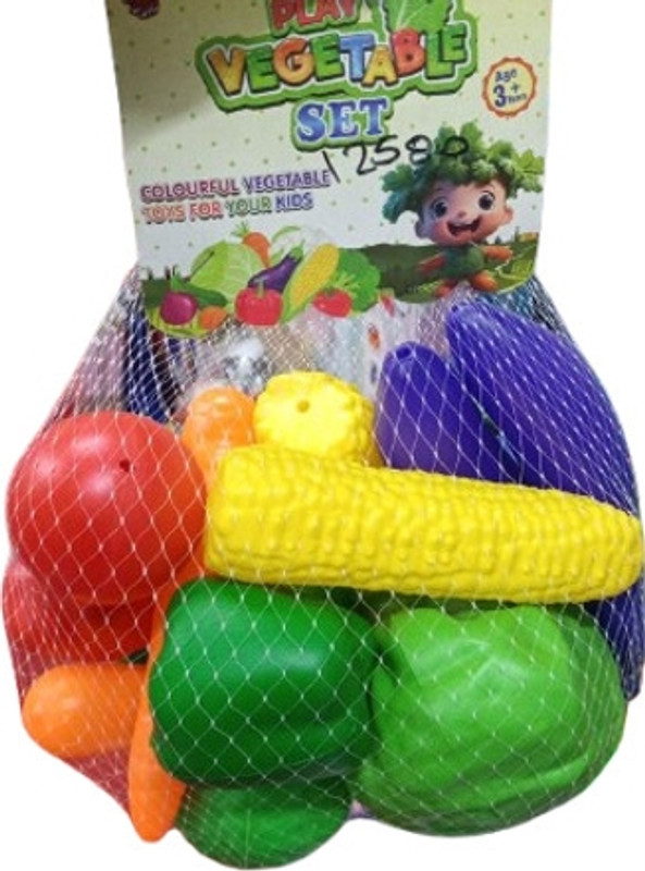TOYXIITY MALL Kids Play Vegetable Set | Colorful Plastic Vegetable Toys Play & Learning