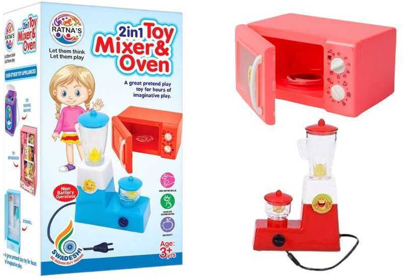 BKDT Marketing Combo Mixer and Oven Toy. Let Your Child Play with Toy appliances and Enjoy.