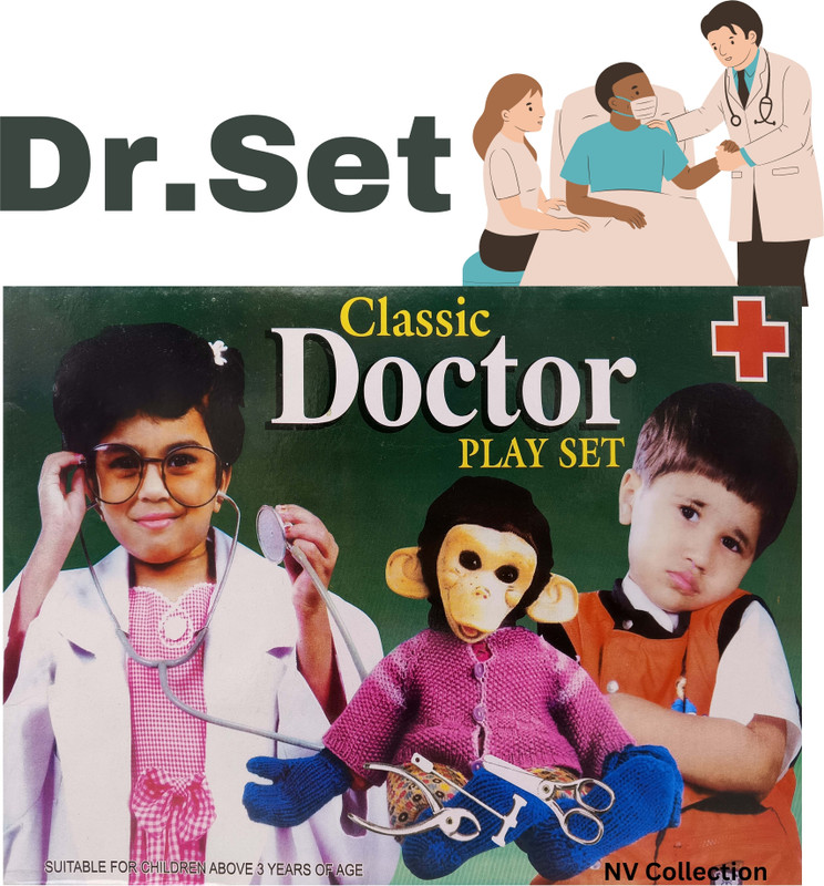 NV COLLECTION Kids’ Chrome Doctor Practice Toy Kit