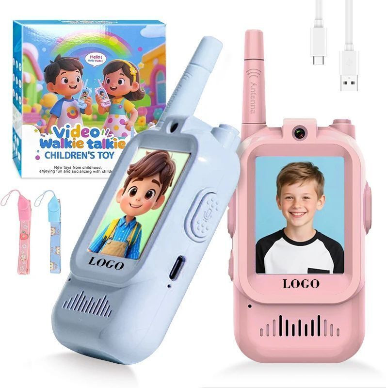 OPINA Kids Video Walkie Talkies with Camera, Birthday Gift for Boys & Girls