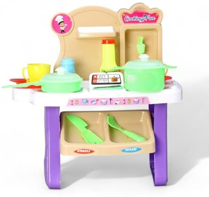 SARASI Cooking Fun Set for Kids, Interactive, Stimulate The Imagination [Pack 1, 20pcs]