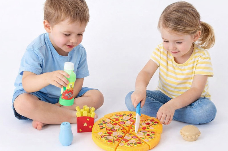 Mamma Mia Kids pretend pizza party play set