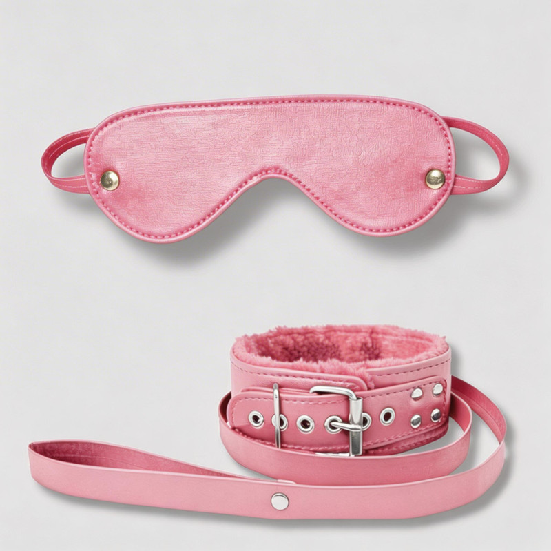 swadeshi enterprises Pink couples Role play Kit with neck collar and blindfold