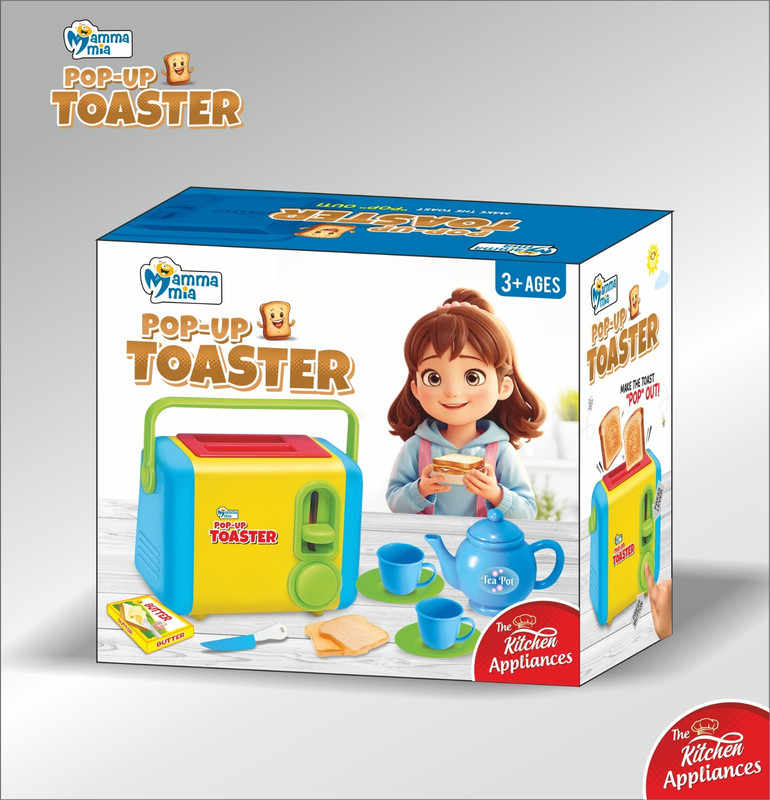 Mamma Mia Toys Pop Up Toaster