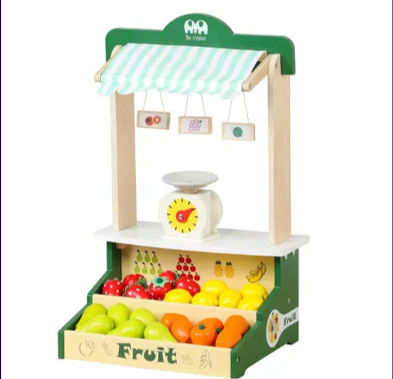 Jouets By Eduspark Wooden Fruit Shop