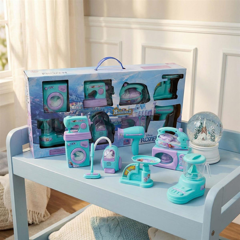 Kriiddaank Disney Princess Theme Household Role Play Home Set (8 Pieces)