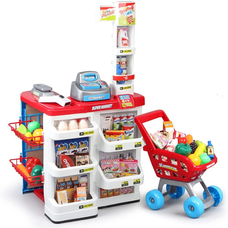 Myrra Super Market with Cash Register Pretend Play Set