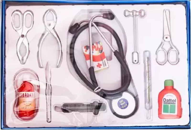 giftsrus Doctor Set for Kids with Real Looking Instruments-Medical Toy Set-Birthday Gift