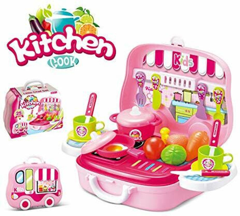 himanshu tex Cooking Kitchen Play Set Pretend Play Food Party Role Toy for Boys Girls