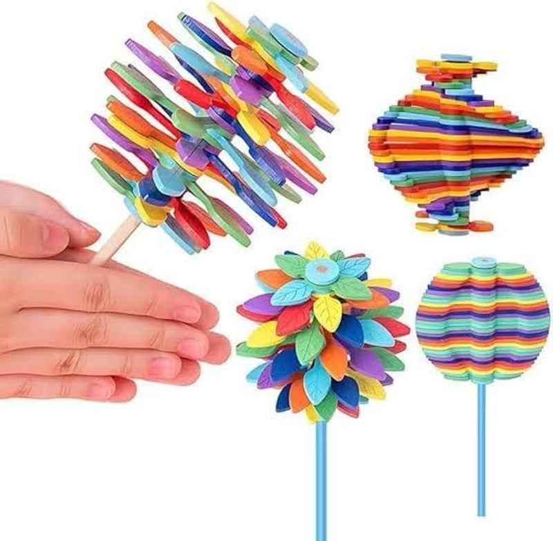GEEKY KIDZ Candy flower for kids/ Spinning flower for boy and girl kids