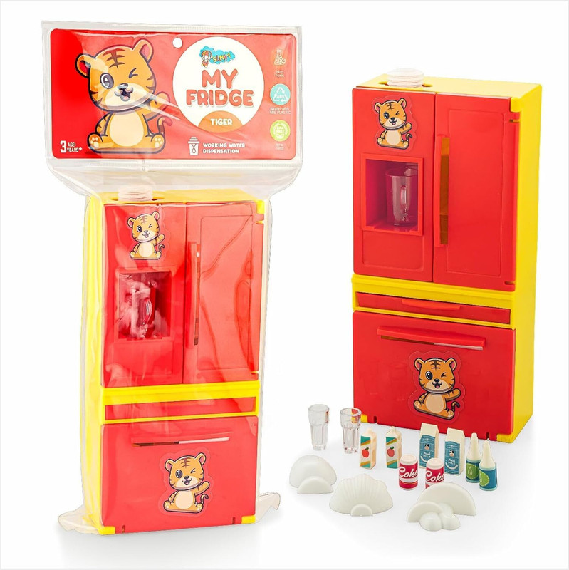 AR KIDS TOYS Fridge Toy for Kids | Realistic Mini Fridge with Working Water Dispenser