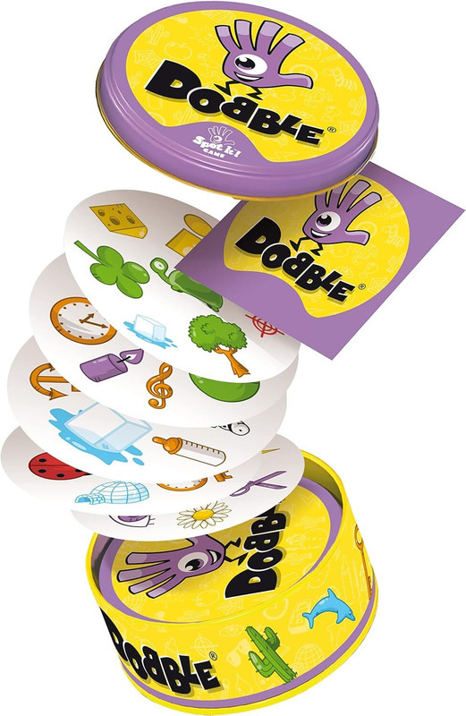 Poohan Dobble Strategy Match Family Card Game 2-8 Player for 6 Years & Above Multicolor