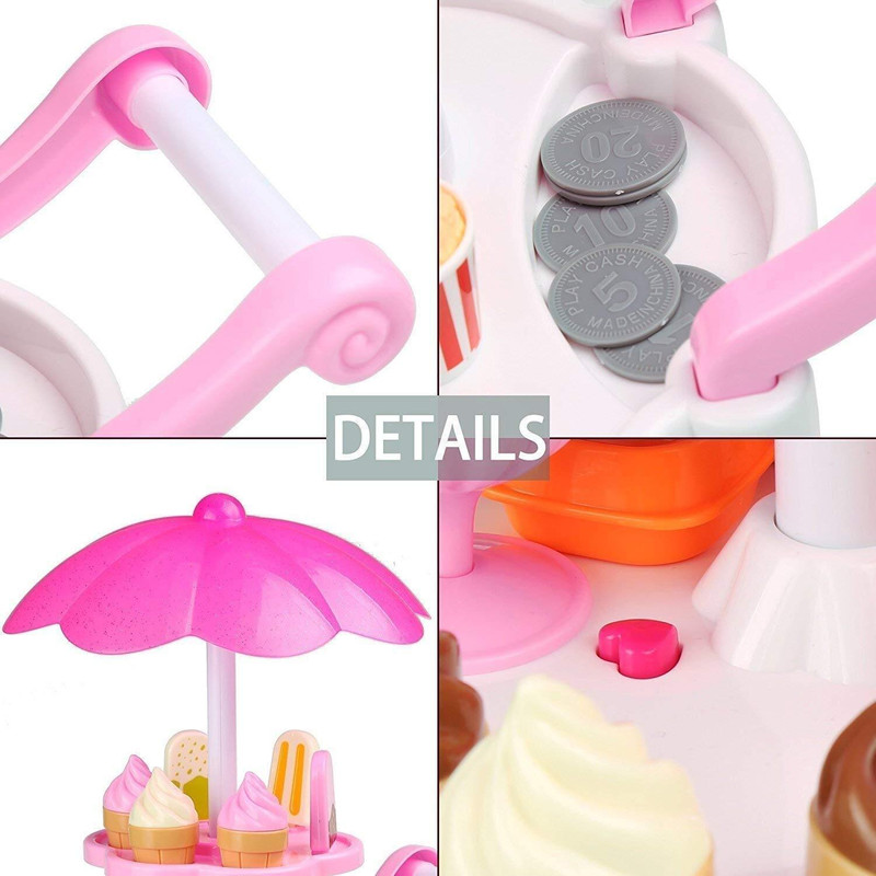 Tiny Tales Dessert Mart (IND*07) Mini Supermarket Shop, Candy Sweet Shopping Cart(gifting)