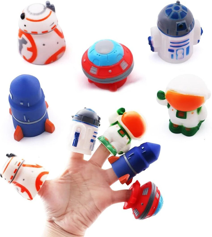 Wembley Baby Finger Puppets for Kids Toy Set Storytelling Finger Toys (Space)