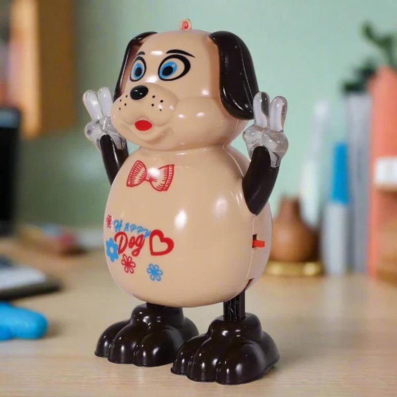 Joyzoo Dancing Dog Bump & Go Toy | Lights, Sound & Music