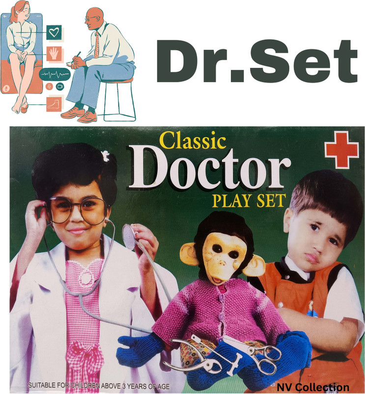 CTC CREATION Chrome Role Play Doctor Kit for Children