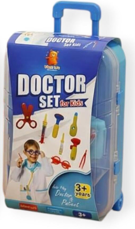 TMT STORE Kids Doctor Set Toy, Pretend Play Medical Kit with Carry Case and Accessories