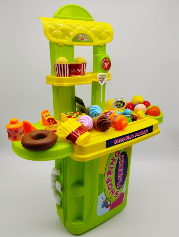 jmv Super Market Shopping Play Set Toys for Kids - Fast Food Play Set Toys