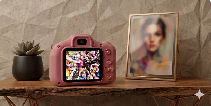 Shivana 004/200 KID'S DIGITAL CAMERA HN-201 Instant Camera(Multicolor)
