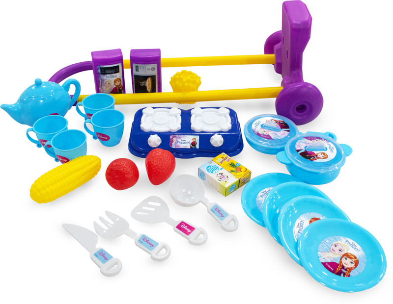 DISNEY Frozen Role Play Trolley Kitchen Set for Kids