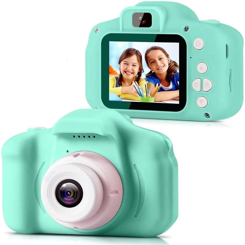 zdea Kids Selfie Camera, Children Digital Toddler Camera, Rechargeable, 13MP, Blue