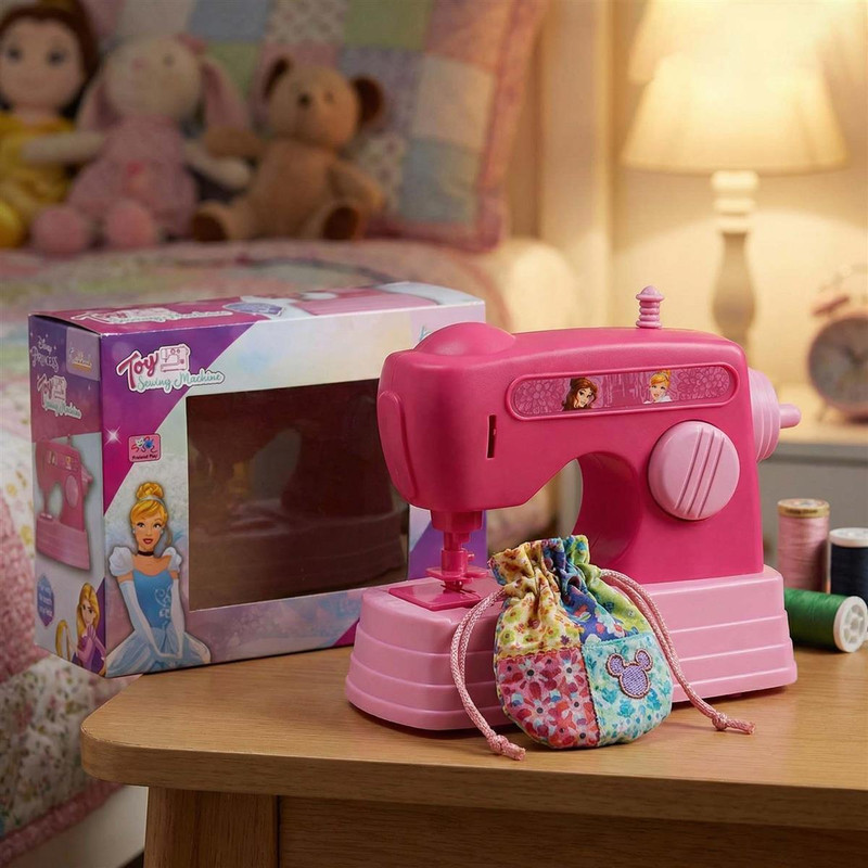 Kriiddaank Disney Princess Theme Educational Pretend Play Sewing Machine