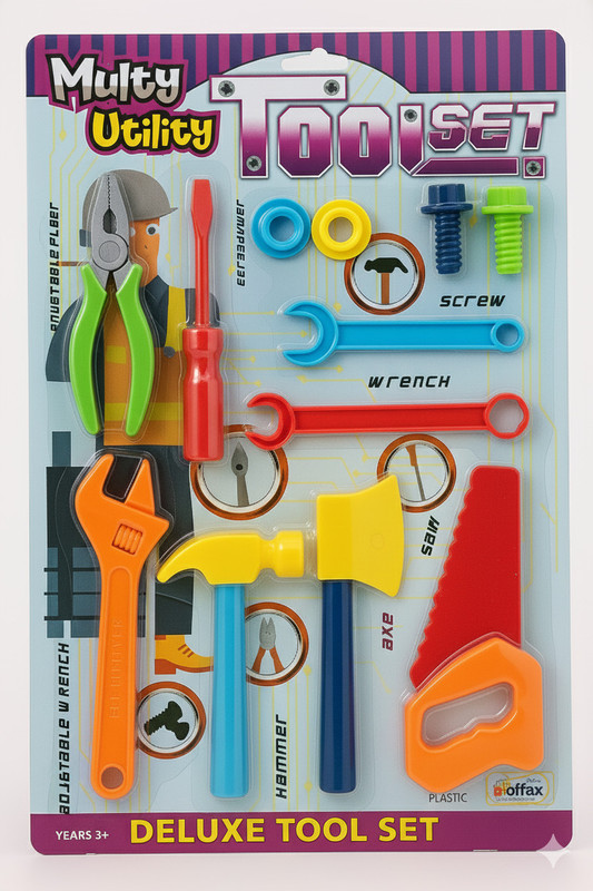 TInyMarT 12 Pcs Kids Tool Set for Kids