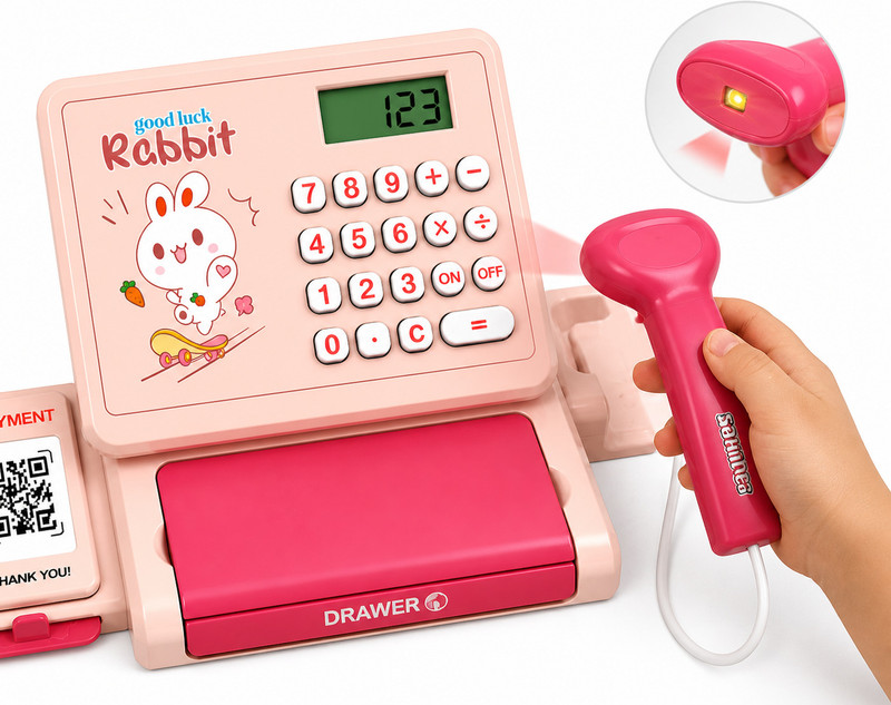 Taabar Kids Supermarket Cash Register Toy pretend play toy