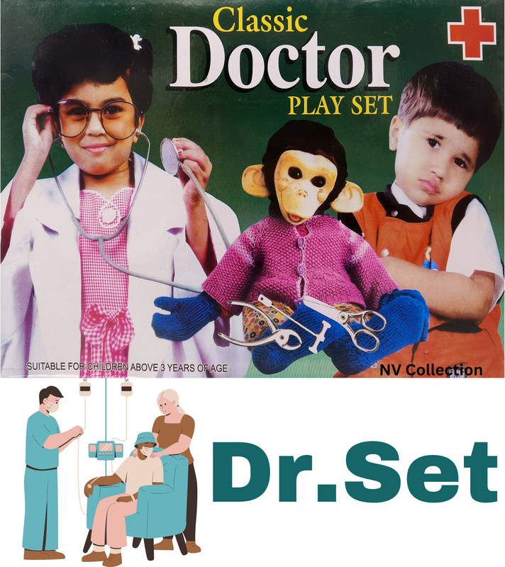 NV COLLECTION Kids’ Chrome Play Doctor Bag for Education