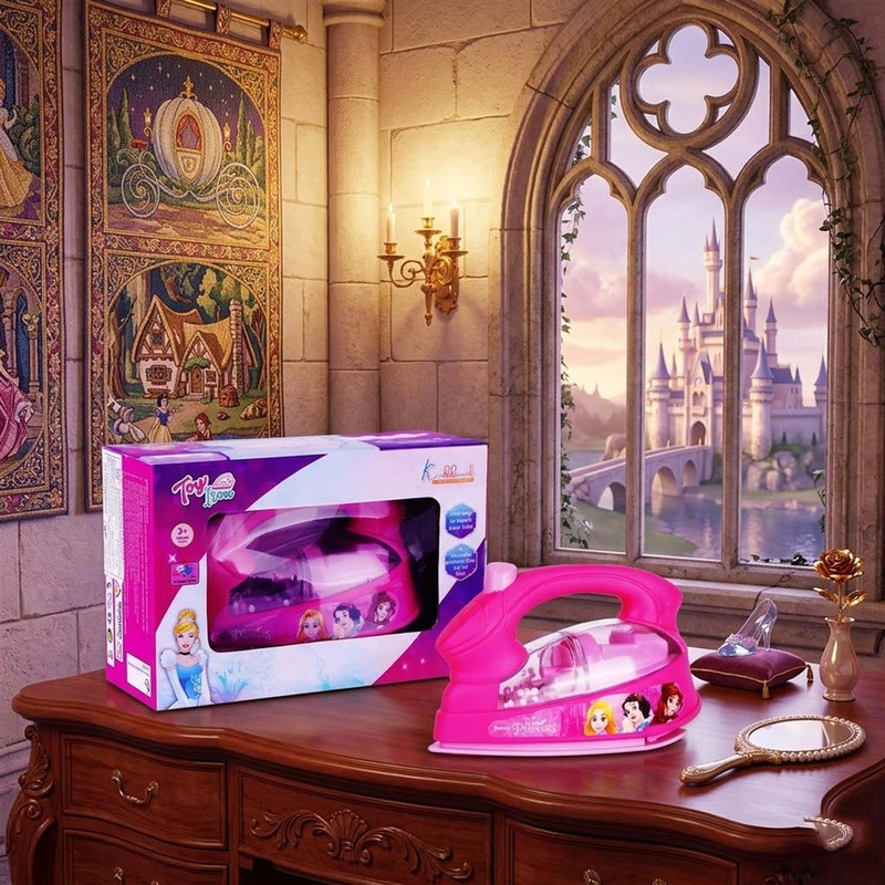 Kriiddaank Disney Princess Theme Press Iron with Light & Sound Toy