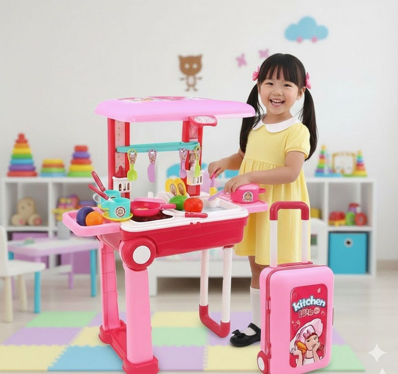 toyzela Mini Kitchen Playset for Kids