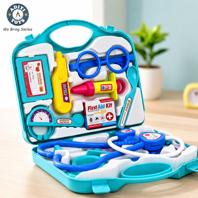 Aditi Toys Doctor Playset For Kids Boy & girl Blue