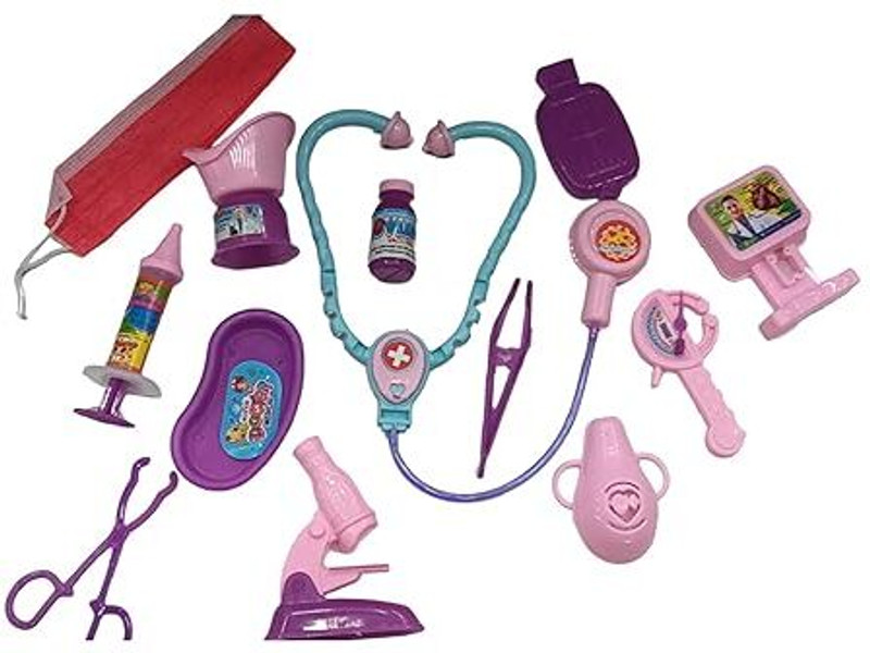 GOOLGETS Kids Doctor Playset with Medical Tools, Clinic Accessories & Carry Case