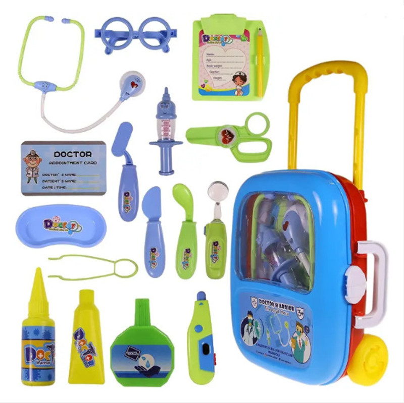 amariya Kids Doctor Play Set Toy with Trolley Bag | Medical Kit Pretend Game