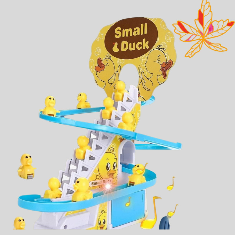 Zuuluzrs Updated Best New Duck Slide Toy Set Duck Track Toys for Kids