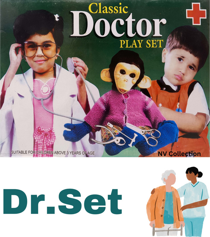 NV COLLECTION Glossy Roleplay Medic Gear for Early Learners