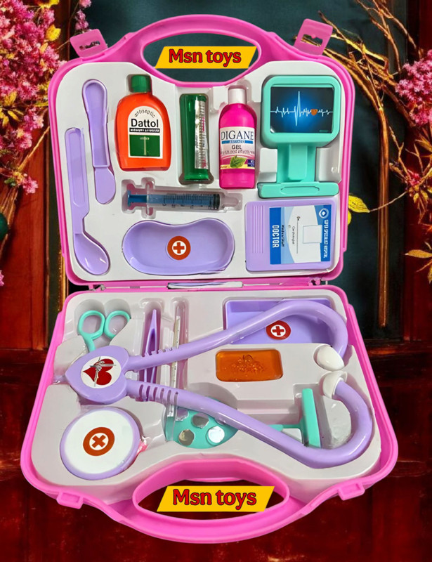 MSN D1 loving toys Doctor Kit Toys for Kids Pretend Doctor Play Set D 14
