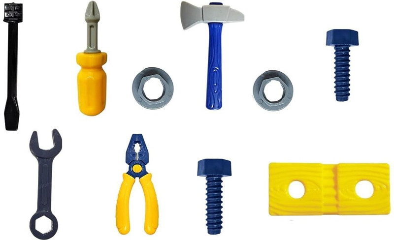 BKDT Marketing Engineer Workshop Mechanics Tool Kit Toys for Kids for Birthday Gift -14 Pcs