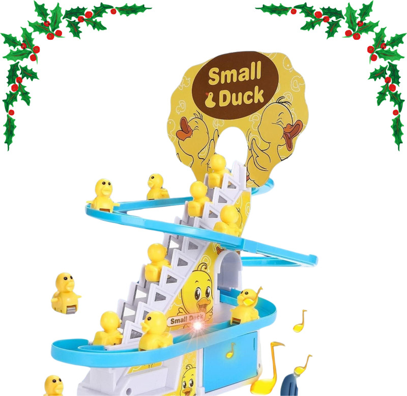 Zuuluzrs Duck Track Toys Fun Duck Stair Climbing Toy for Toddlers and Kids