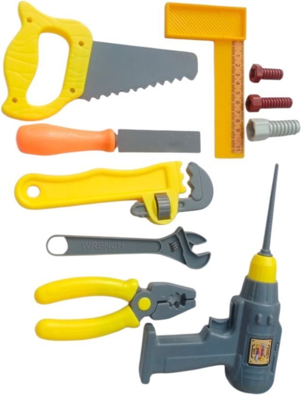 FUTUREZ KEY Little Builder’s Pro Workshop – 12-Piece Deluxe Toy Tool Set