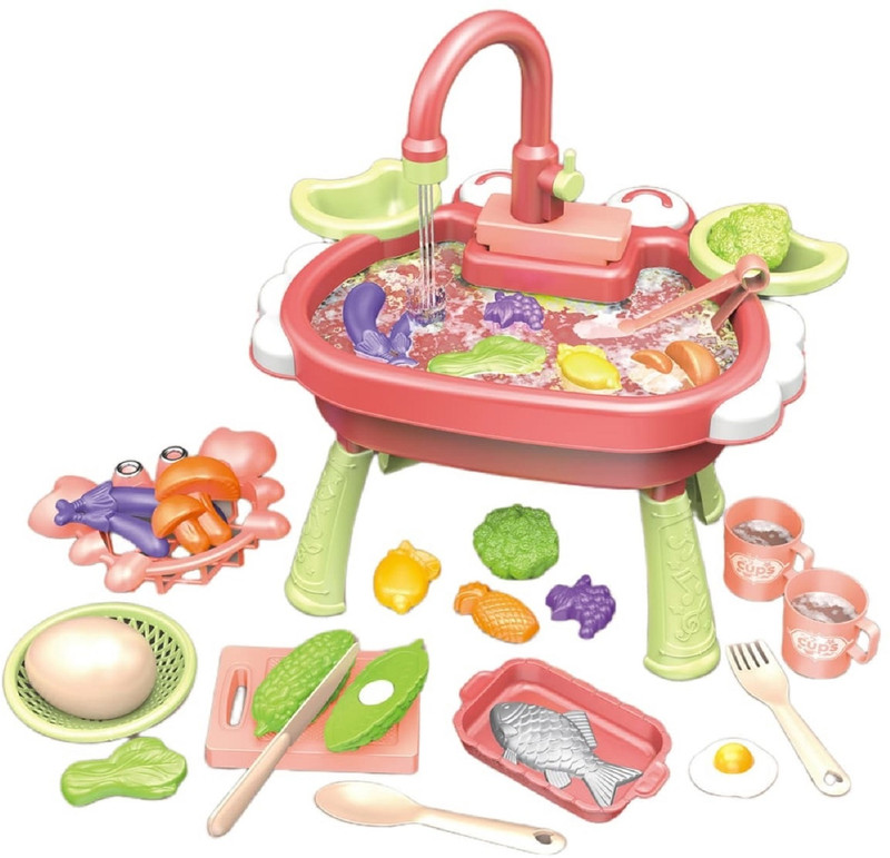 Skstore Running Water Running Water Sink Toy Encourage Development for Children to Learn