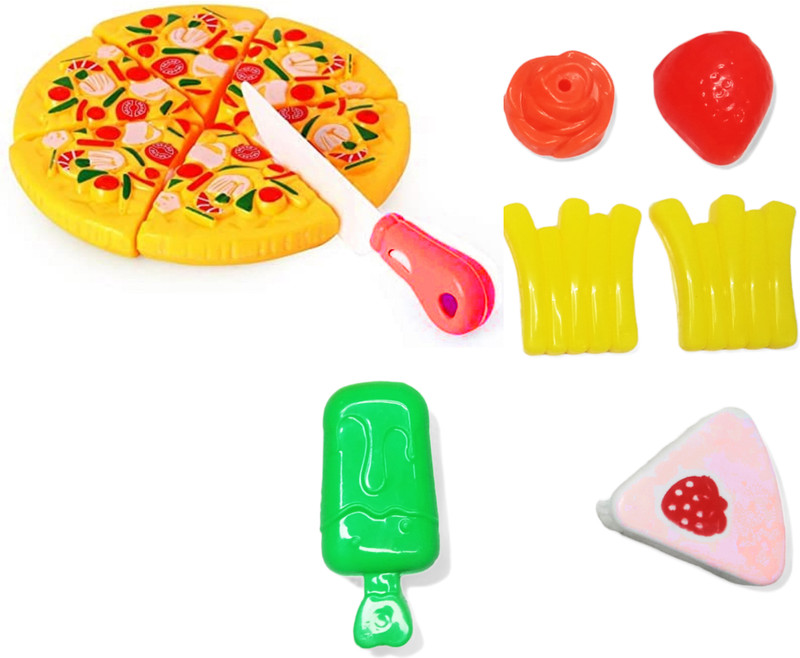 Deeshora BEST BUY Kitchen Pizza Set Fast Food , Icecream,Fries stawberry Etc..
