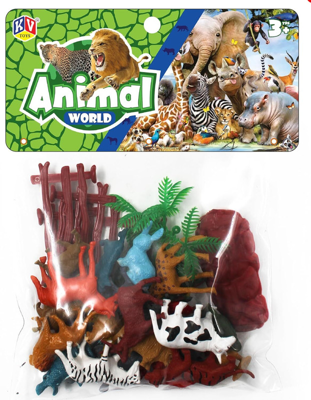 K V Toys Animal Toys for Kids | Realistic Farm & Jungle Toys for 3+Years