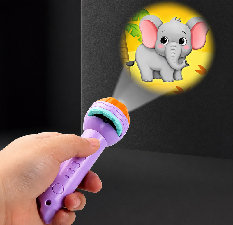 classictoystore Kids Story Projector Torch Light with Multiple Slides