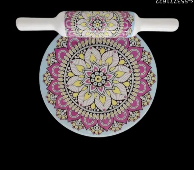 craft and bloom Rolling Pin & Board(Pack of 2)