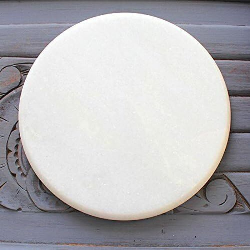 Shopsidex Marble Roti Maker Home & Kitchen chakla belan roti Maker Board(White, Pack of 1)