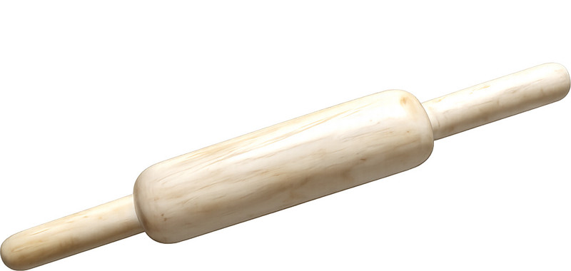 KSHUP Premium Wooden Rolling Pin Natural Wood Belan Smooth Finish Strong Grip Handles Rolling Pin(Brown, Pack of 1)