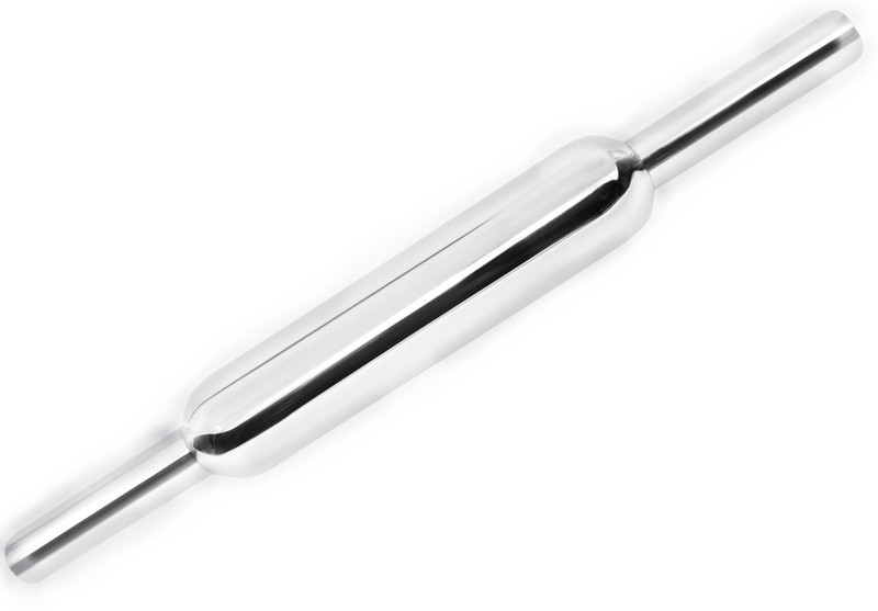 Prashagi Stainless Steel Rolling Pin for Chapati | Belan for Roti, Paratha, Puri Rolling Pin(Silver, Pack of 1)