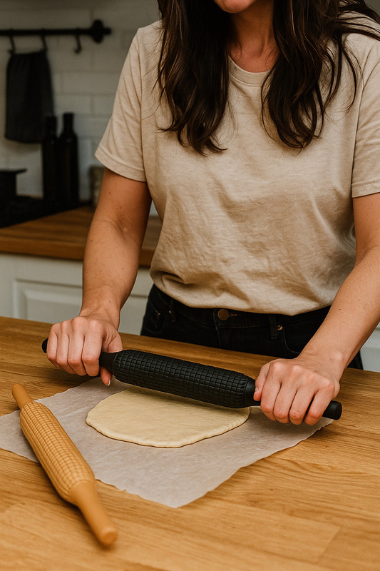 STREPTO ROLLING PIN Rolling Pin(Black, Pack of 1)