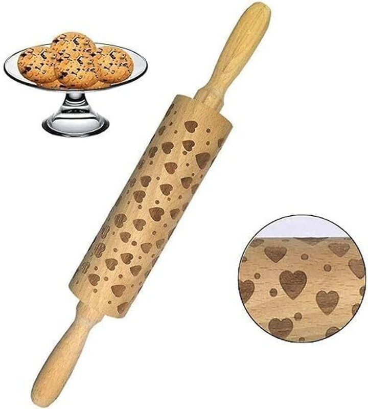 moradiya fresh Pack of 1 Baking Roller(Wooden)